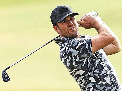 AB de Villiers, who was a sensation on the cricket field, is showcasing his golfing skills on Augusta National.