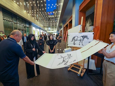 Latifa bint Mohammed visits 19th annual DIFC Art Nights