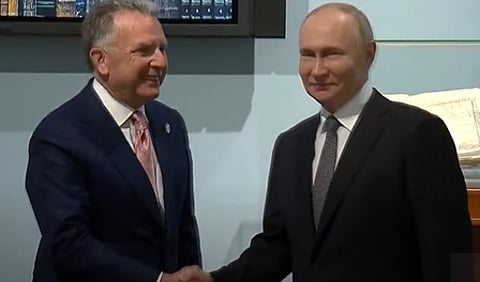 Russian President Vladimir Putin meets with US special envoy Steve Witkoff for Ukraine talks.