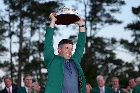 Rory McIlroy finally got his hands on the Green Jacket
