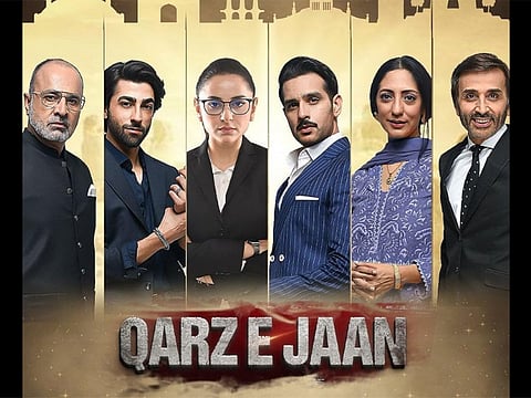 Deepak Perwani (left) in Qarz e Jaaan