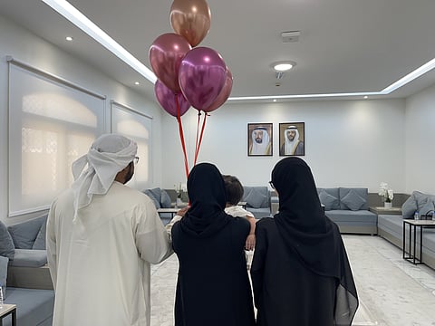 An Emirati family welcomes fourth foster child through the Child Care Home in Sharjah