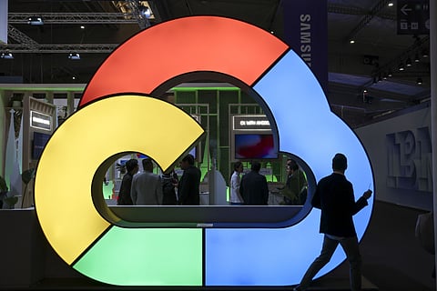 A US judge ruled Thursday that Google has an illegal monopoly over key parts of online advertising technology. Photo shows a Google log at at a tech show.