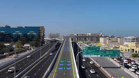 The bridge is part of Phase 4 of Al Shindagha Corridor Improvement Project