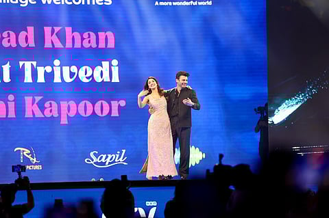 Fawad Khan and Vaani Kapoor in Global Village during Season 29