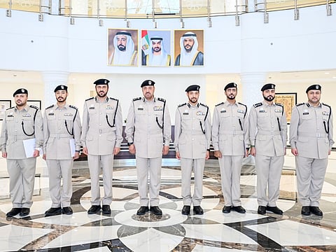 During a special ceremony at Sharjah Police Headquarters, a group of officers from the Comprehensive Police Stations were honoured for their outstanding dedication and rapid response to emergency situations.