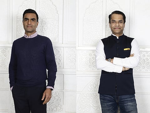 From left: Sandeep Chaudhury, Mrigank Tripathi