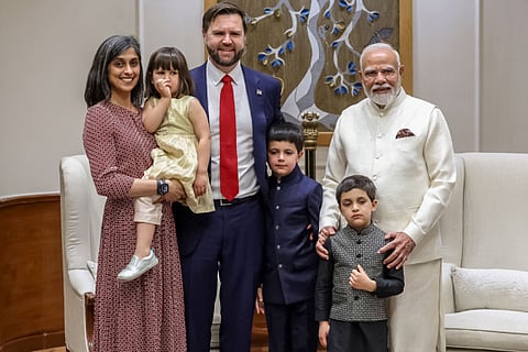 US Vice President Vance and his family are on a high-profile trip that underscores India’s importance among countries seeking trade talks with the US.