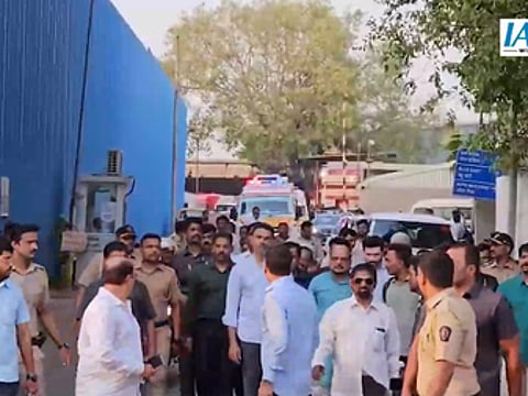 Relatives gather to receive Pahalgam victims' bodies at Mumbai airport