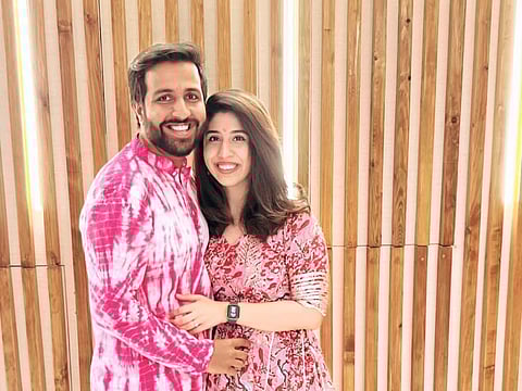 Niraj Udhwani and wife Aayushi