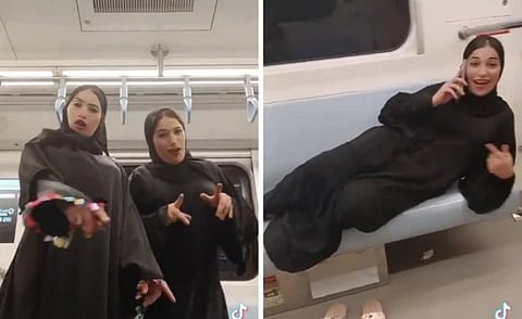 The Egyptian Ministry of Interior said the video was examined, the two girls' identified, and later arrested.