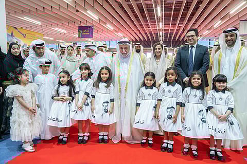 Dr Sheikh Sultan bin Mohammed Al Qasimi during the inauguration of the 16th annual edition of the Sharjah Children’s Reading Festival on Wednesday