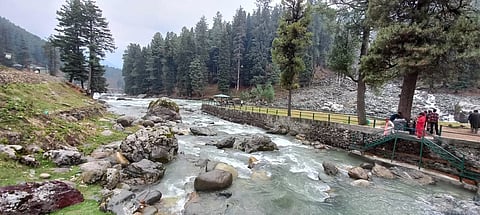 Lidder River in Pahalgam.