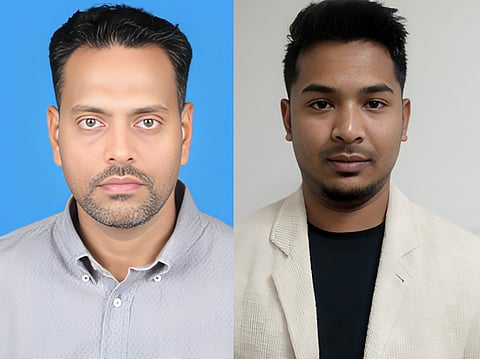 Bangladeshi expats Minhaz Chowdhury from Oman and Rabiul Hassan, a driver in Qatar, get lucky in Big Ticket's weekly draw held in Abu Dhabi.