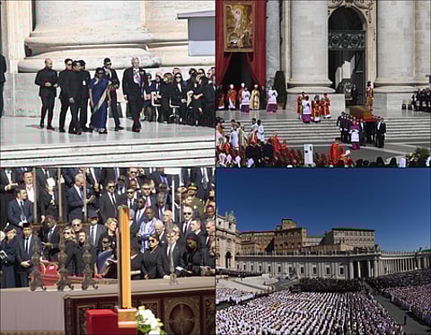 President Murmu attends Pope Francis’s funeral in Vatican