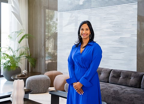 Reshma Praveen who believes in keeping it classy at her Jumeirah Park mansion