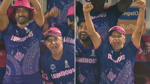 Watch: Rahul Dravid gets off wheelchair to celebrate Vaibhav Suryavanshi's ton