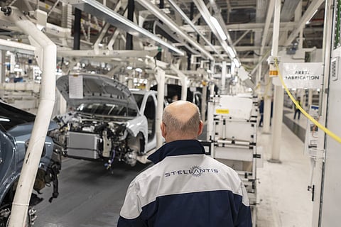 A Stellantis NV plant in Sochaux, France