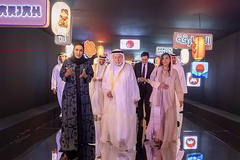 His Highness Dr Sheikh Sultan bin Mohammed Al Qasimi during the inauguration of the third edition of the Sharjah Animation Conference at Expo Centre Sharjah.