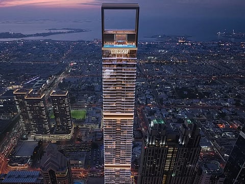 The Trump International Hotel & Tower in Dubai is scheduled for a 2031 completion. Development costs would come to about $1 billion.