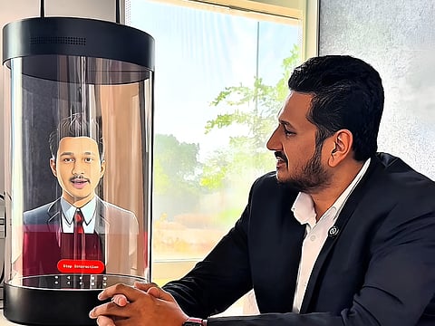 Yash Trivedi, Founder & CEO, YOUAE Mortgages with AI avatar — Mr.Mortgage