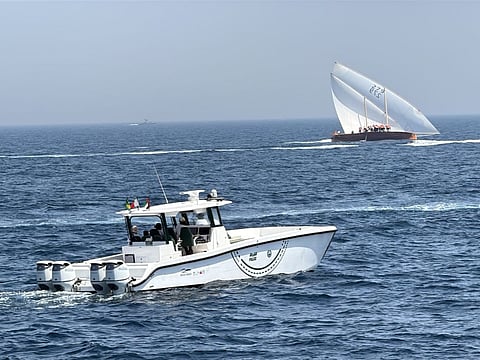 The race sees traditional dhows sail from Sir Bu Nair Island to Dubai’s shores, covering more than 50 nautical miles in a celebration of the UAE’s maritime legacy.