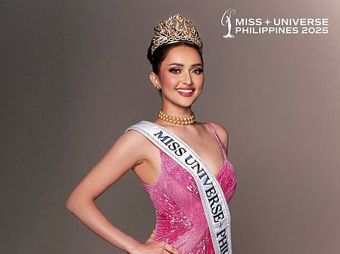 Ahtisa Manalo of Quezon Province was crowned Miss Universe Philippines 2025 during the pageant's coronation night at the Mall of Asia Arena in Pasay on Friday.