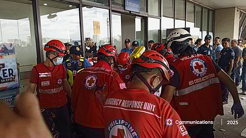 The Philippine Red Cross said two people died in the incident.