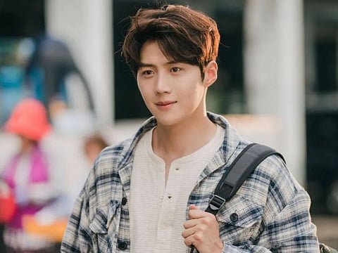 Kim Seon-ho in the series Hometown Cha Cha, which cemented his stardom.