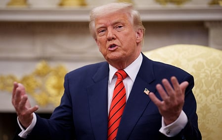 US President Donald Trump has threatened to impose 100% 'secondary tariffs' on Russia and its oil trade partners if Moscow does not agree to a ceasefire in Ukraine within 50 days.