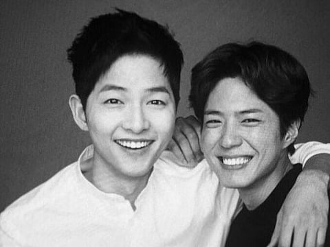 Song Joong-ki and Park Bo-gum starred in several ads together.