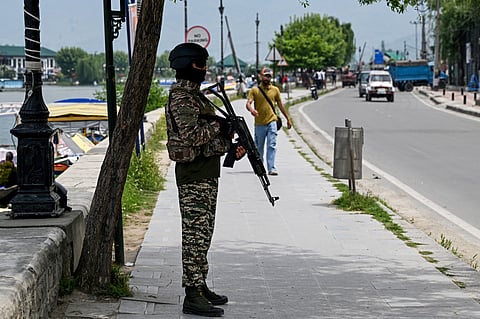 Loud explosions were reported at the airport of Jammu on Thursday, a key city in the Indian-held part of disputed Kashmir territory, a security source told AFP.