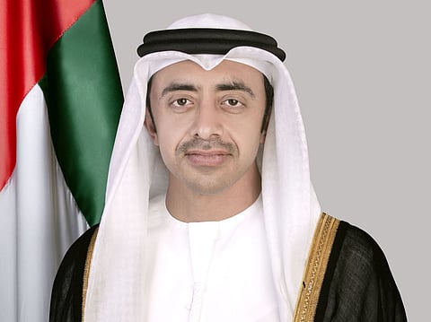 Sheikh Abdullah bin Zayed Al Nahyan, UAE's Deputy Prime Minister and Minister of Foreign Affairs