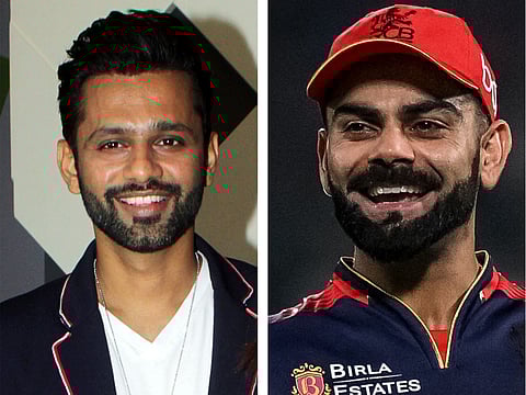 Rahul Vaidya and Virat Kohli