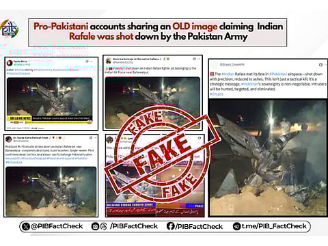 India’s Press Information Bureau, however, warned people against old images being circulated on social media.