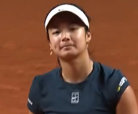 Filipina teenager Alexandra Eala suffered a straight-set loss to Marta Kostyuk in the first round of the Italian Open on Wednesday.