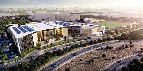 An artist's impression of GEMS School of Research and Innovation (SRI), set to open in August.