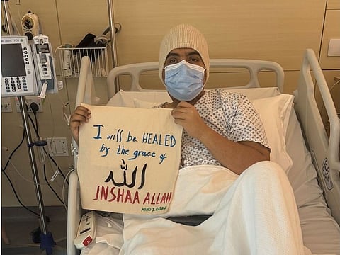 Mohammad Ratag needs a bone marrow transplant in Abu Dhabi.