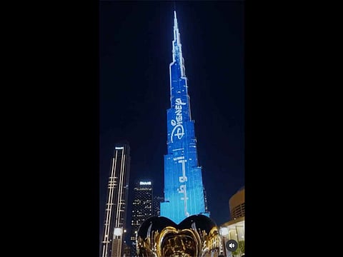 The grand reveal stunned onlookers as the Burj Khalifa shimmered in shades of electric blue, signaling not just an announcement but a cultural milestone for the UAE.