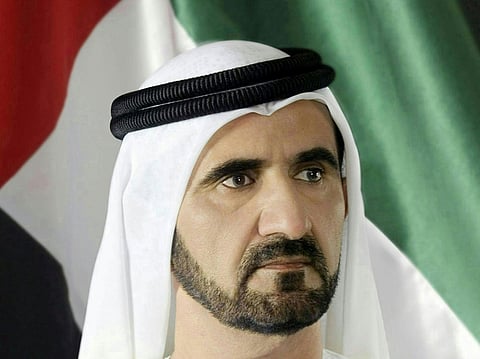 His Highness Sheikh Mohammed bin Rashid Al Maktoum, Vice-President and Prime Minister of the UAE and Ruler of Dubai.