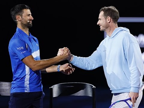 Djokovic earlier stunned the tennis world in November when he said he had hired the retired Murray.