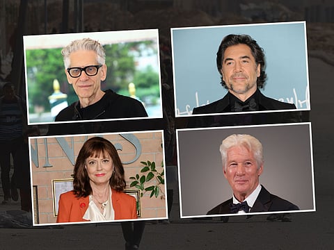 David Cronenberg, Javier Bardem, Richard Gere and Susan Sarandon were among those who wrote an open letter.