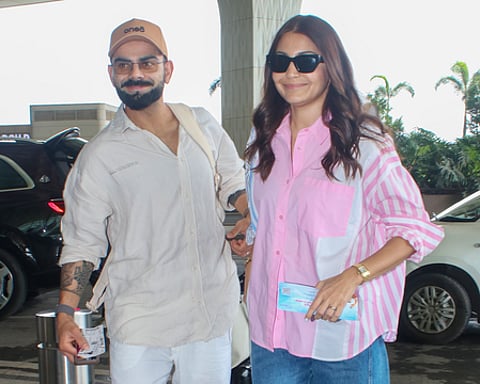 Watch: Virat Kohli, Anushka Sharma spotted in Vrindavan on spiritual visit
