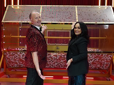 Big Ticket show hosts Richard and Bouchra.