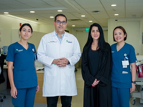 American Hospital Dubai successfully performs a complex thyroid nodule microwave ablation