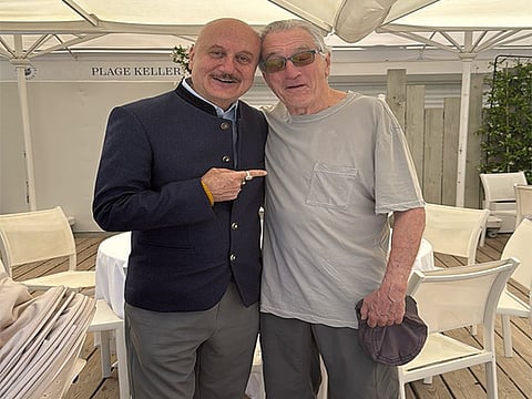 Anupam Kher, Robert De Niro (Photo: Artist