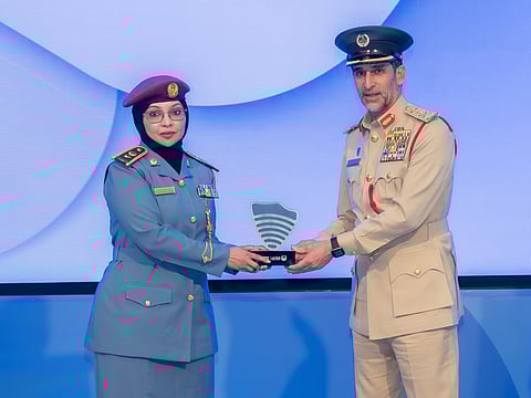 Lt Col Dr Mariam Darwish Al Hashmi from Fujairah Police won in the ‘Most Inspirational Female Officer’ category.