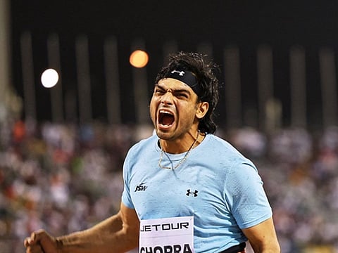India is elated after crossing the magic mark of 90 metres during the Doha Diamond League on Satuday.