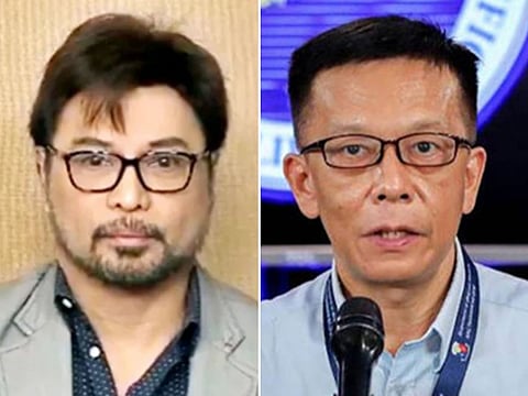 Arnell Ignacio (left), was recently removed from his post as chief of the Overseas Workers Welfare Administration (OWWA), and Department of Migrant Workers (DMW) Secretary of the Hans Leo Cacdac, who confirmed Ignacio's sacking.