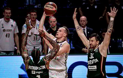 Debutants Dubai Basketball defeated Slovenia's Cedevita Olimpija in the quarter-finals to book a place in the ABA League semi-finals